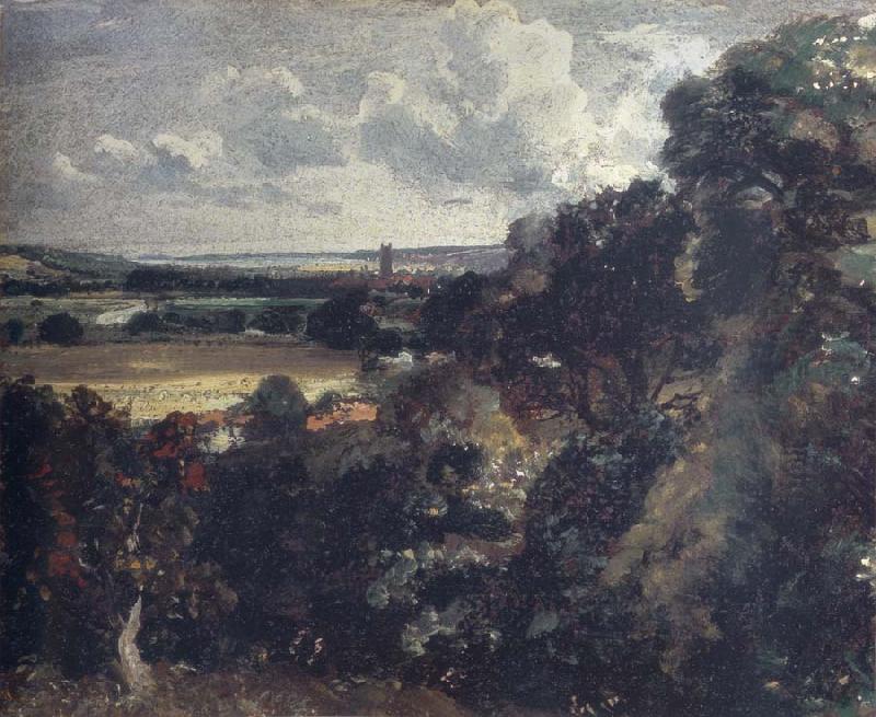 John Constable Dedham from near Gun Hill,Langham Germany oil painting art